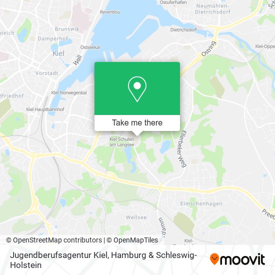 Jugendberufsagentur Kiel map
