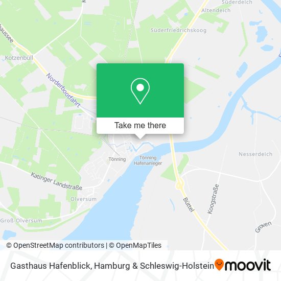 Gasthaus Hafenblick map