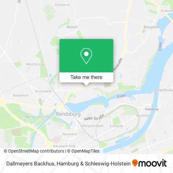 Карта Dallmeyers Backhus