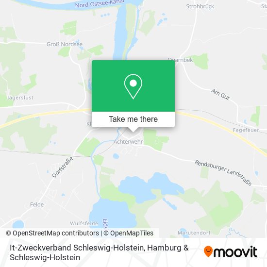 It-Zweckverband Schleswig-Holstein map