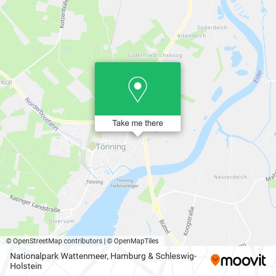 Nationalpark Wattenmeer map