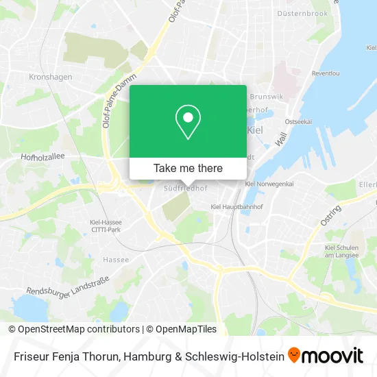 Карта Friseur Fenja Thorun