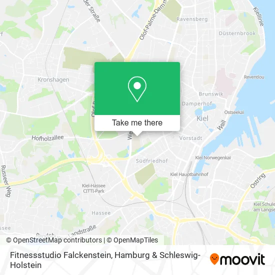 Карта Fitnessstudio Falckenstein