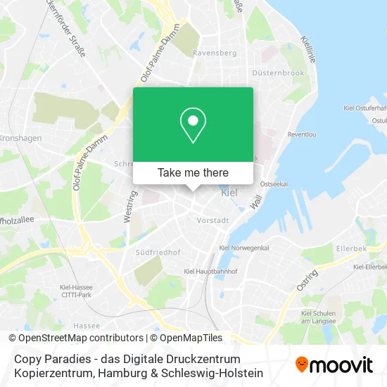 Карта Copy Paradies - das Digitale Druckzentrum Kopierzentrum