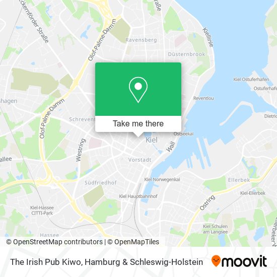 The Irish Pub Kiwo map