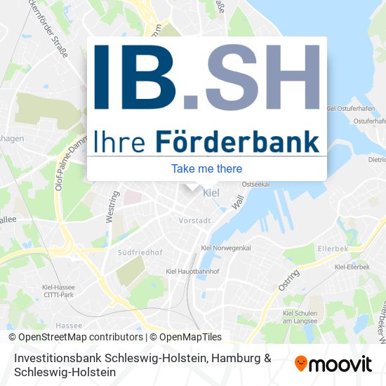 Investitionsbank Schleswig-Holstein map