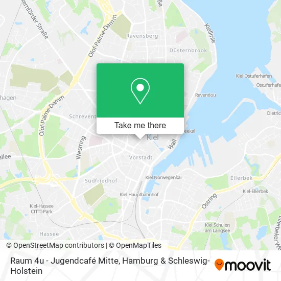 Карта Raum 4u - Jugendcafé Mitte