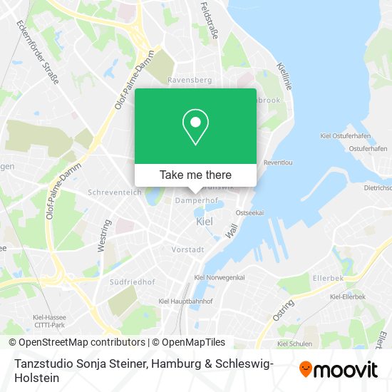 Tanzstudio Sonja Steiner map