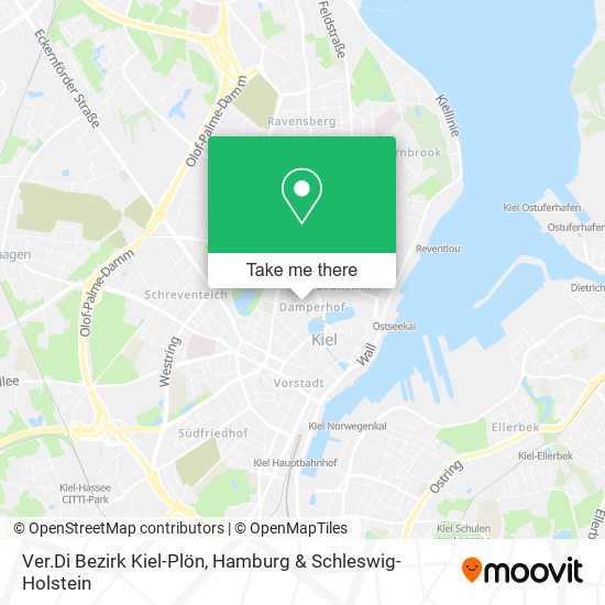 Ver.Di Bezirk Kiel-Plön map