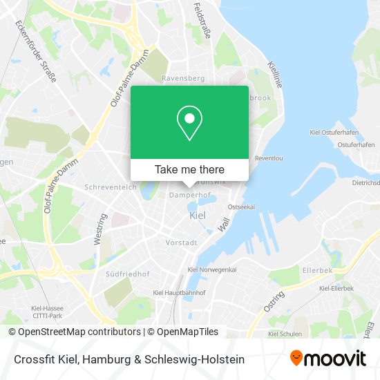 Crossfit Kiel map