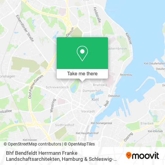 Карта Bhf Bendfeldt Herrmann Franke Landschaftsarchitekten