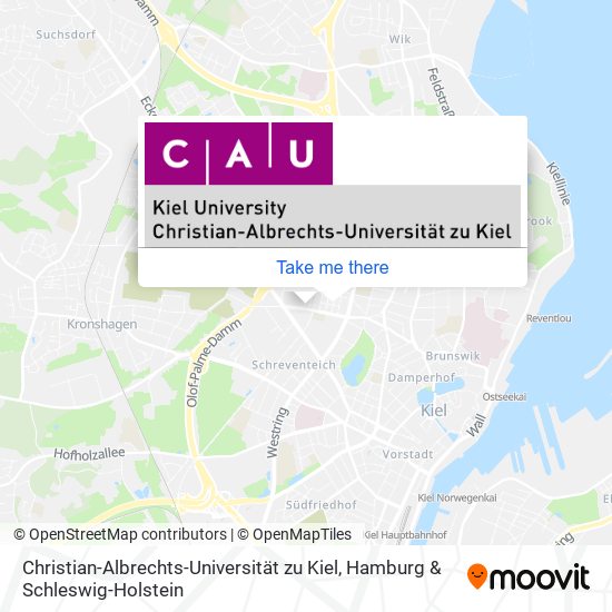 Christian-Albrechts-Universität zu Kiel map