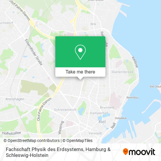 Карта Fachschaft Physik des Erdsystems