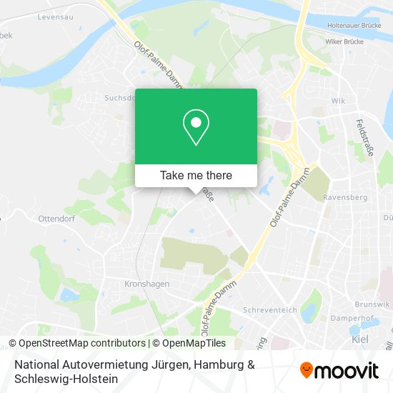 National Autovermietung Jürgen map