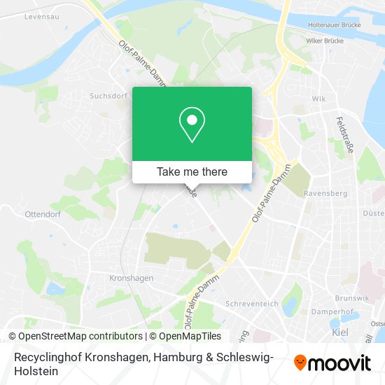 Recyclinghof Kronshagen map