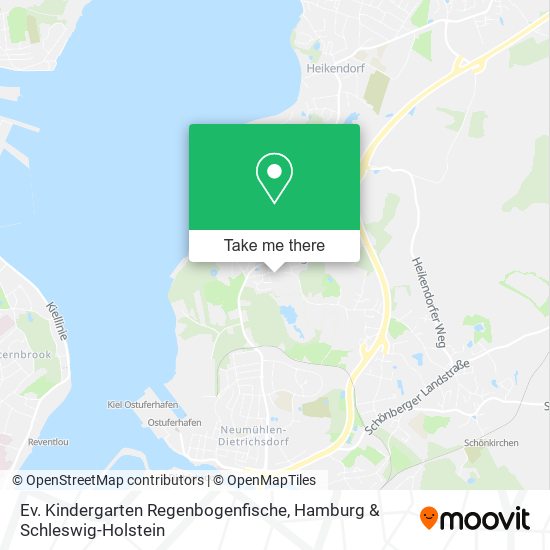 Ev. Kindergarten Regenbogenfische map