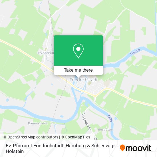Карта Ev. Pfarramt Friedrichstadt