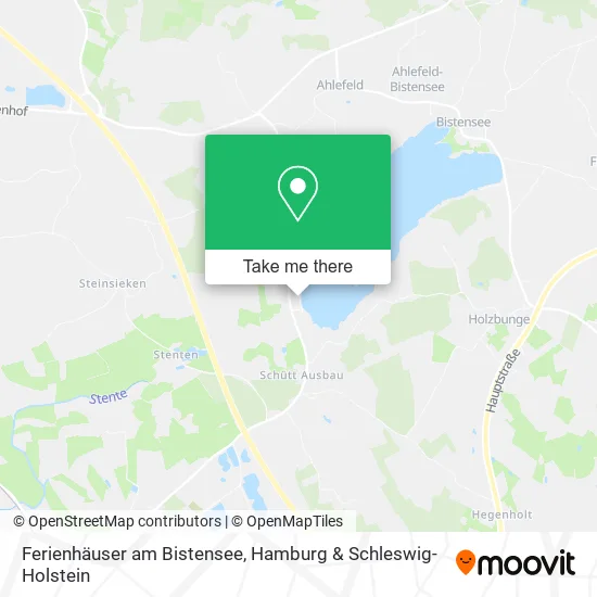 Карта Ferienhäuser am Bistensee
