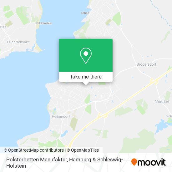 Polsterbetten Manufaktur map