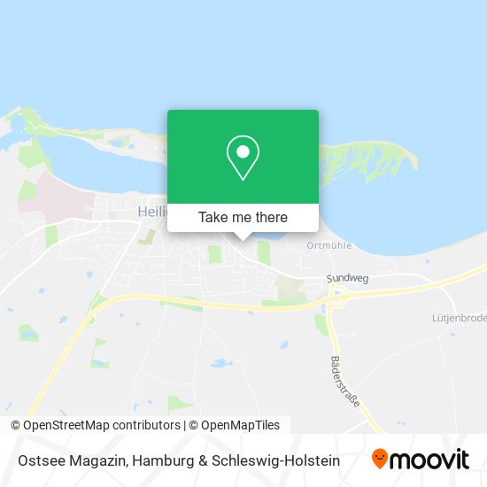 Ostsee Magazin map