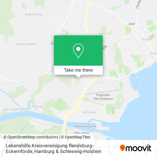 Карта Lebenshilfe Kreisvereinigung Rendsburg-Eckernförde