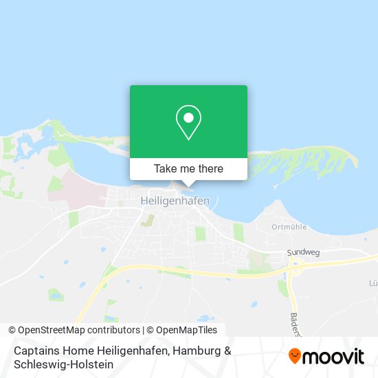 Captains Home Heiligenhafen map