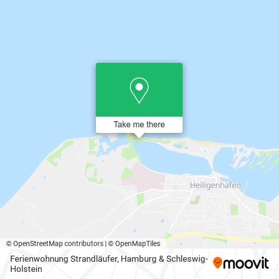 Ferienwohnung Strandläufer map