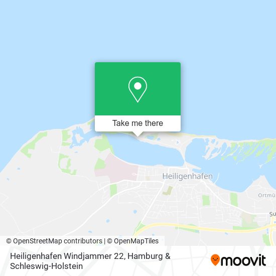 Heiligenhafen Windjammer 22 map