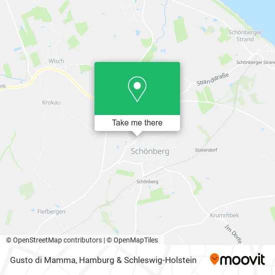 Карта Gusto di Mamma