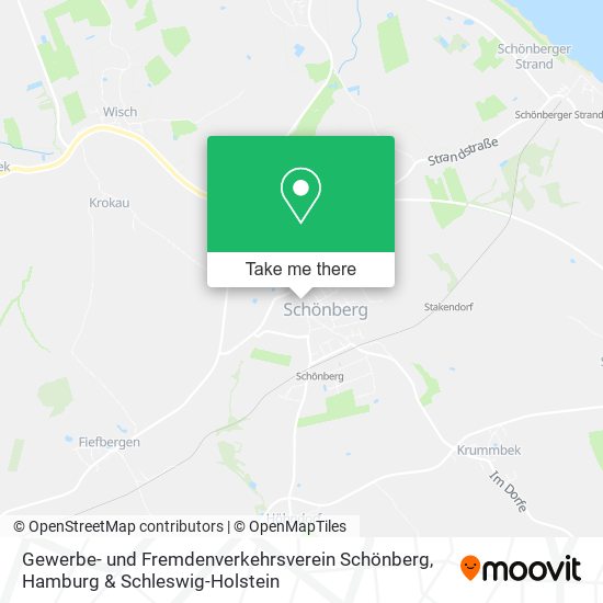 Gewerbe- und Fremdenverkehrsverein Schönberg map