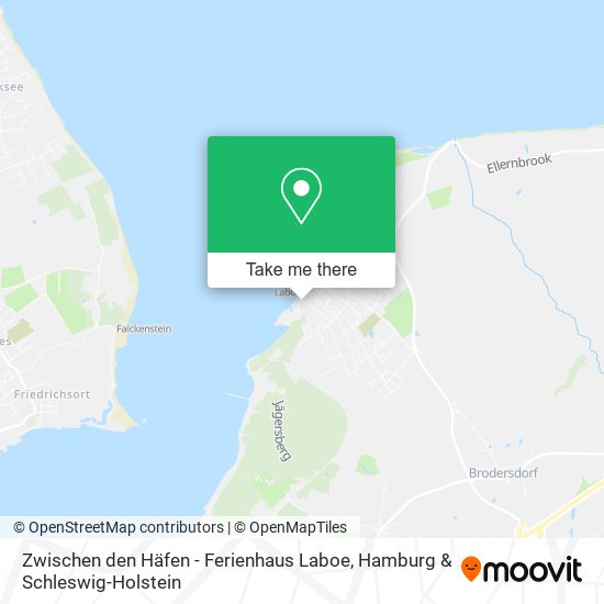 Zwischen den Häfen - Ferienhaus Laboe map