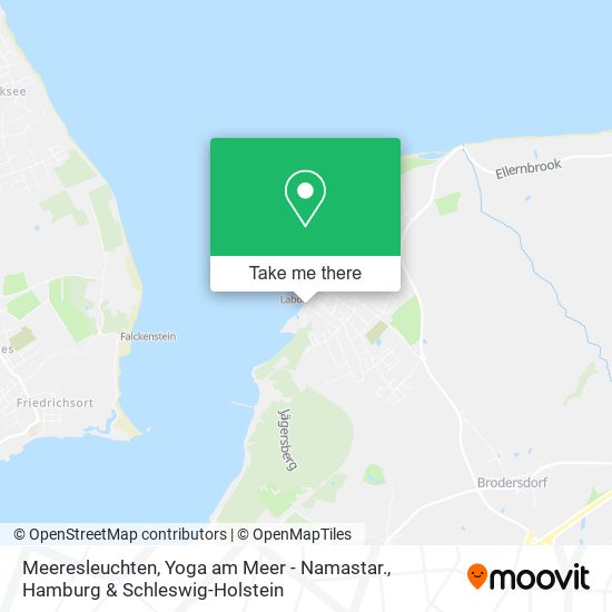 Карта Meeresleuchten, Yoga am Meer - Namastar.