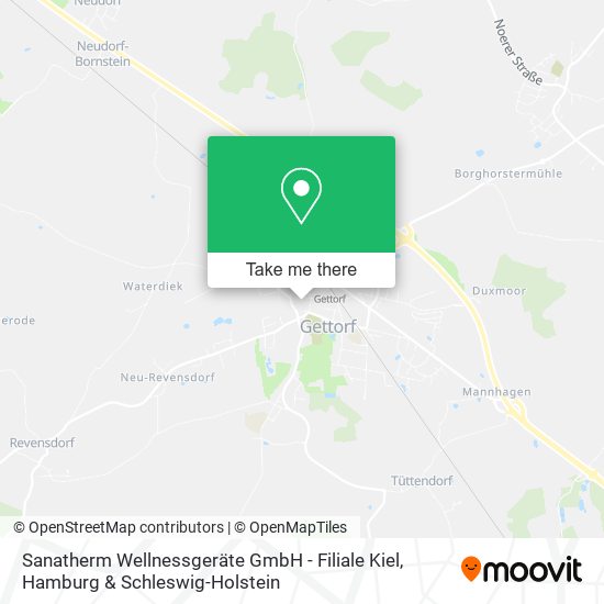 Карта Sanatherm Wellnessgeräte GmbH - Filiale Kiel