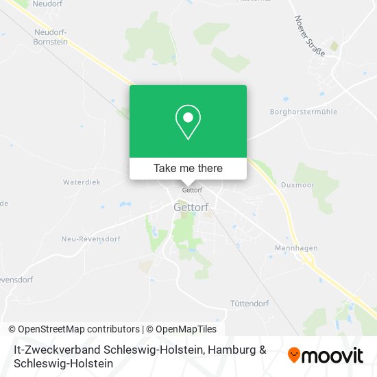 Карта It-Zweckverband Schleswig-Holstein