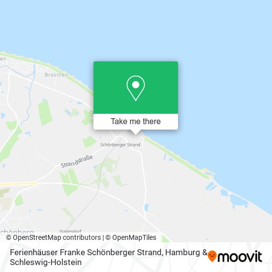 Ferienhäuser Franke Schönberger Strand map