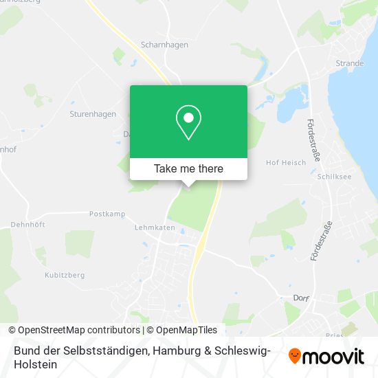 Bund der Selbstständigen map