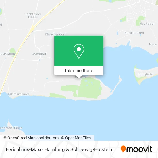 Карта Ferienhaus-Maxe