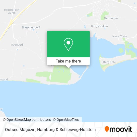 Ostsee Magazin map