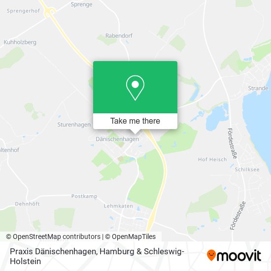 Praxis Dänischenhagen map