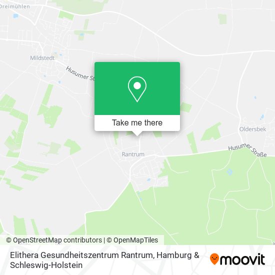 Elithera Gesundheitszentrum Rantrum map