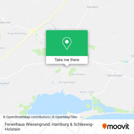Ferienhaus Wiesengrund map