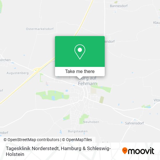 Карта Tagesklinik Norderstedt