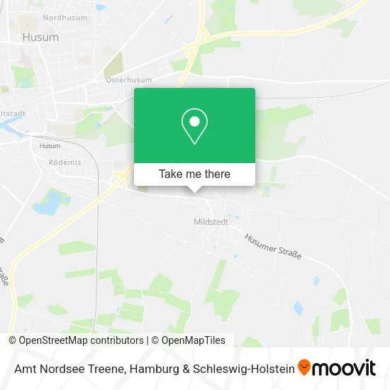 Карта Amt Nordsee Treene