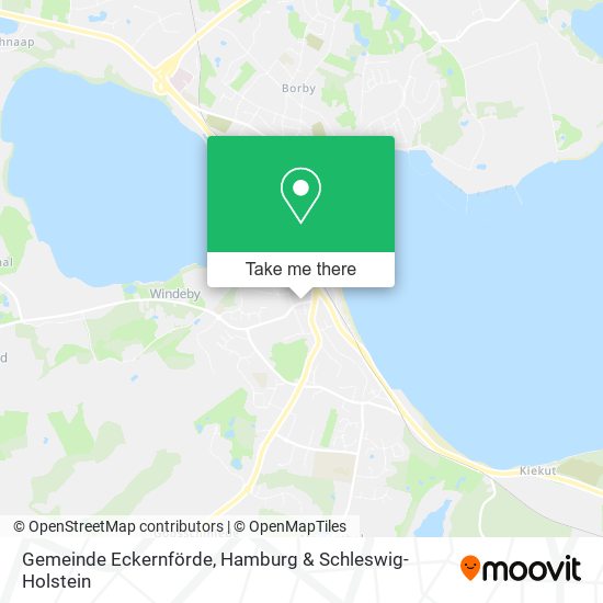 Gemeinde Eckernförde map