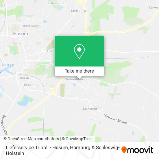 Lieferservice Tripoli - Husum map