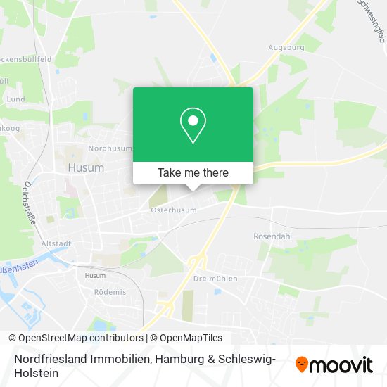 Карта Nordfriesland Immobilien