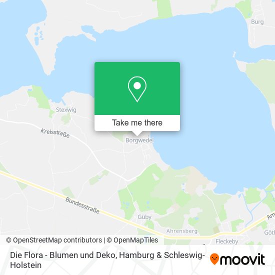 Die Flora - Blumen und Deko map