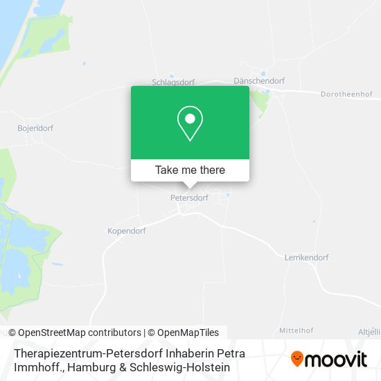 Карта Therapiezentrum-Petersdorf Inhaberin Petra Immhoff.