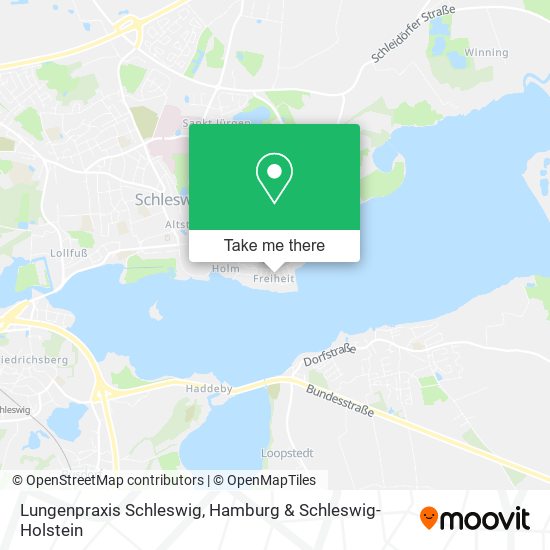 Lungenpraxis Schleswig map