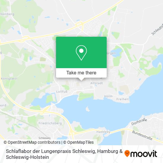 Карта Schlaflabor der Lungenpraxis Schleswig